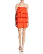 Red Carter Allaire Strapless Dress
