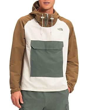 The North Face Class V Nylon Blend Color Blocked Packable Hooded Jacket