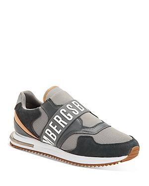 Bikkembergs Men's Haled Suede Mesh Sneakers