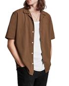 Allsaints Adornos Cotton Camp Shirt