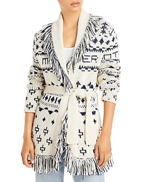 Mother The Belted Fringe Cardigan