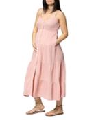Nom Maternity Monaco Tiered Midi Dress