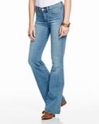Free People Mid Rise Flare Jeans In Stevie Wash