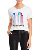 Karl Lagerfeld Paris Drip Logo Tee