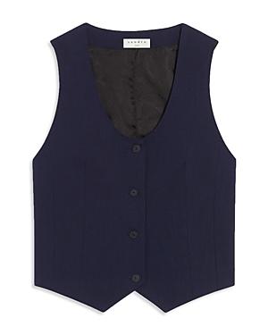 Sandro Maxwel Cropped Vest
