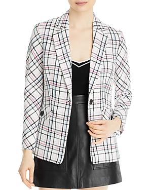 Karl Lagerfeld Paris Tweed Boyfriend Blazer