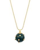 Tory Burch Studded Sphere Pendant Necklace, 32