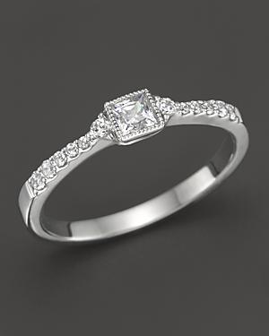 Diamond Band Ring In 14k White Gold, .40 Ct. T.w.