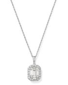 Bloomingdale's Diamond Mosaic & Halo Pendant Necklace In 14k White Gold, 1.0 Ct. T.w. - 100% Exclusive