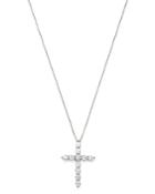 Bloomingdale's Diamond Cross Pendant Necklace In 14k White Gold, 17-19l - 100% Exclusive