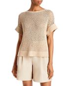 Lafayette 148 New York Mesh Stitch Sweater