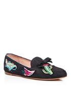 Kate Spade New York Saville Embroidered Denim Loafers