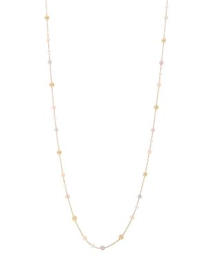 Marco Bicego 18k Yellow Gold Africa Pearl Multicolor Cultured Freshwater Pearl Statement Necklace, 36