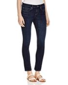 Eileen Fisher Organic Cotton Skinny Jeans In Washed Indigo