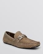 Salvatore Ferragamo Men's Parigi Python Driving Loafers