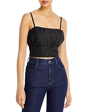 Aqua Cotton Cropped Top - 100% Exclusive