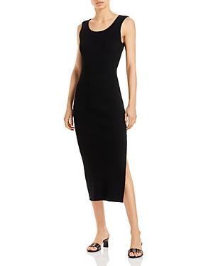 Wayf Gellar Twisted Open Back Midi Dress