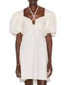 Frame Tie Neck Dress