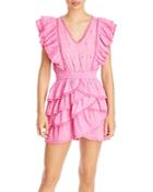 Loveshackfancy Corelli Ruffled Cotton Mini Dress