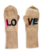 Kerri Rosenthal Love On Repeat Cashmere Pop Top Mittens