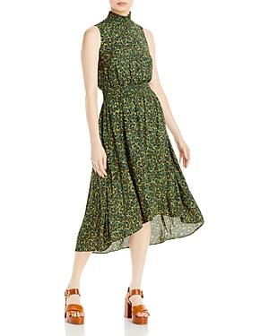 Nanette Lepore Leopard Print Sleeveless Smock Neck Dress (73% Off) Comparable Value $128
