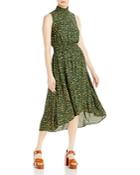 Nanette Lepore Leopard Print Sleeveless Smock Neck Dress (73% Off) Comparable Value $128