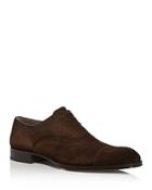 To Boot New York Men's Lavery Suede Cap-toe Oxfords