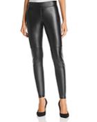 Hue Lightweight Faux-leather Leggings
