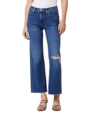 Hudson Rosie High Rise Wide Leg Jeans In Spades