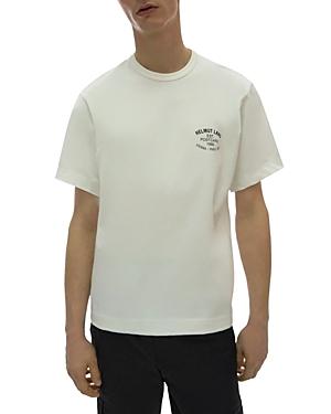 Helmut Lang Ny Postcard Short Sleeve Crewneck Logo Graphic Tee