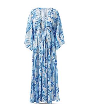 Melissa Odabash Natalie Butterfly Sleeve Cover Up Dress