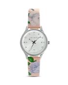 Ted Baker Charm Floral Leather Watch, 32mm