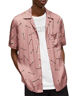 Allsaints Pointers Short Sleeve Button Down Shirt