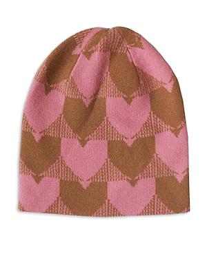 Kerri Rosenthal Heart Check Cashmere Beanie