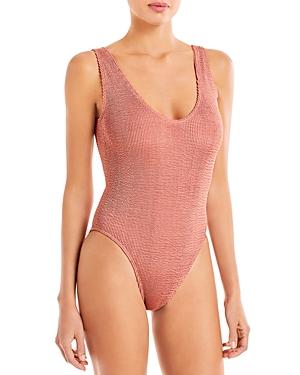 Bound By Bond-eye The Mara Textured One Piece Swimsuit