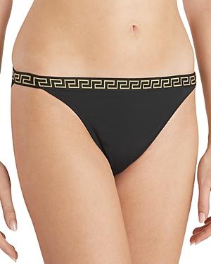 Versace Printed Waistband Bikini Bottoms