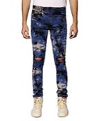 Monfrere Greyson Skinny Fit Jeans In Distressed