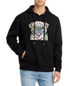 8 Bit By Mostly Heard Rarely Seen Rainbow Pug Graphic Hoodie