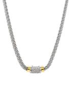 Bloomingdale's Marc & Marcella Diamond Collar Necklace In Sterling Silver & 14k Gold-plated Sterling Silver, 0.6 Ct. T.w. - 100% Exclusive