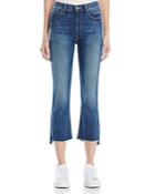 Mother Insider Crop Step Fray Jeans In Not Rough Enough