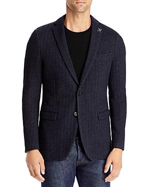 John Varvatos Star Usa Chevron Jersey Slim Fit Sport Coat