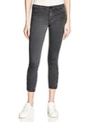 J Brand Suvi Crop Jeans In Chrome - 100% Bloomingdale's Exclusive