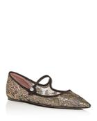 Tabitha Simmons Women's Hermione Spark Pointed-toe Flats