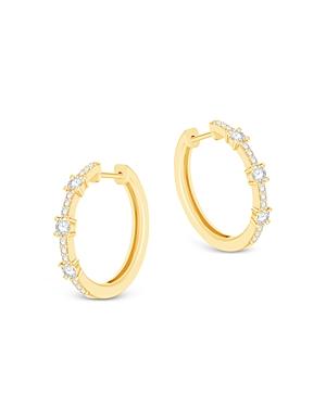 Bloomingdale's Diamond Small Hoop Earrings In 14k Yellow Gold, 0.40 Ct. T.w. - 100% Exclusive