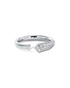 De Beers Forevermark Avaanti Pave Diamond Closed Ring In White Gold, 0.20 Ct. T.w.