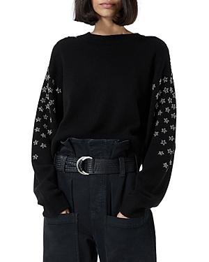 The Kooples Rhinestone Star Sweater