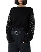 The Kooples Rhinestone Star Sweater