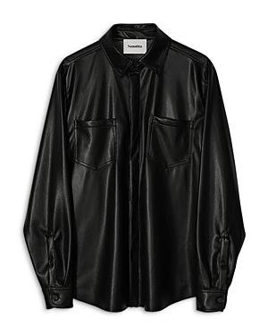 Nanushka Declan Vegan Leather Shirt