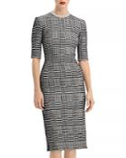 Oscar De La Renta Houndstooth Sheath Dress