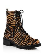 Aqua Women's Jax Studded Tiger-print Hiker Boots - 100% Exclusive
